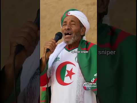 شاب مسن يغني للمنتخب الوطني الجزائري 1 2 3 فيفا لالجيري