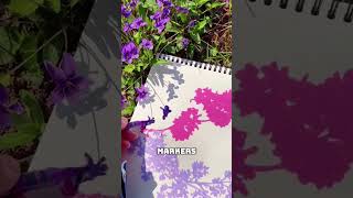 She Uses Real Flower Shadows to Create Art 😳🌸 #usa