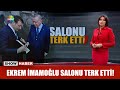 Ekrem İmamoğlu salonu terk etti!