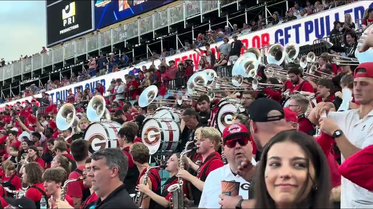 11-02-2024 Georgia vs Florida @ Jacksonville football featuring @UGARedcoatBandUGA Redcoat Band.