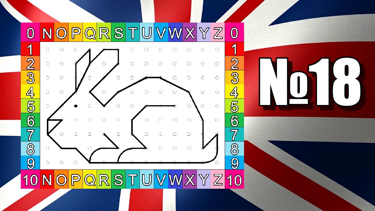 Зайчик. Графический диктант. Развивающее занятие для детей. Учим ...