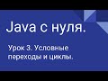 Программирование на Java с нуля #3. Условия и циклы.