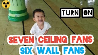 Menghidupkan Tujuh Kipas Angin Gantung & Enam Kipas Angin Dinding | Ceiling Fans  Wall Fans