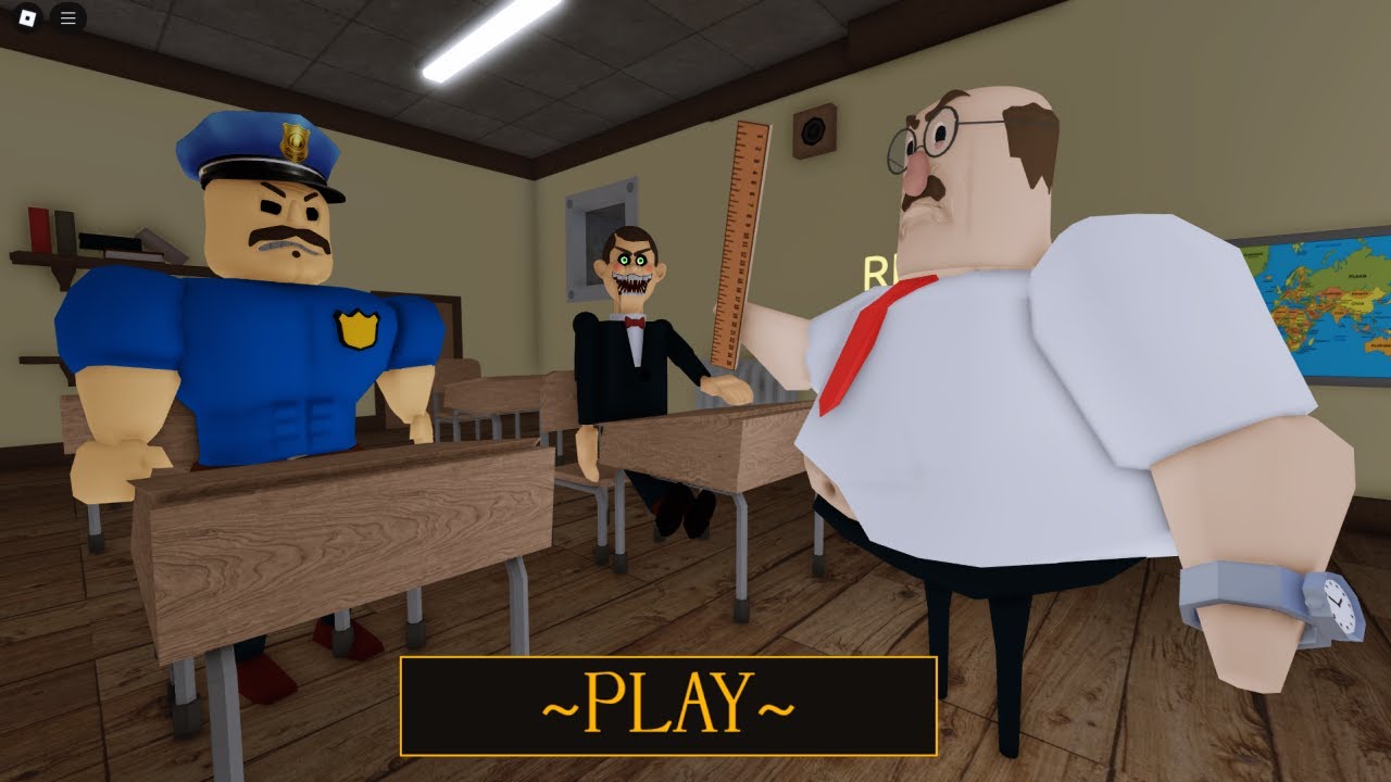 BORRY and MR FUNNY FELL ASLEEP IN THE EVIL TEACHER'S CLASS?New Cute Obby!