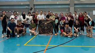 Aureus PBC| Women's Doubles: Cloe, Eman, Haifah, Hanifah