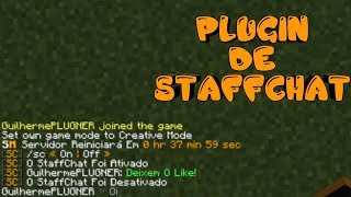 × PLUGIN DE STAFFCHAT PARA SEU SERVIDOR (PocketMine, Genysis, Mc-Node, Host)