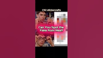 Can You Spot the Fake from Real? #cs2 #csgo #cs2skins #stickercraft