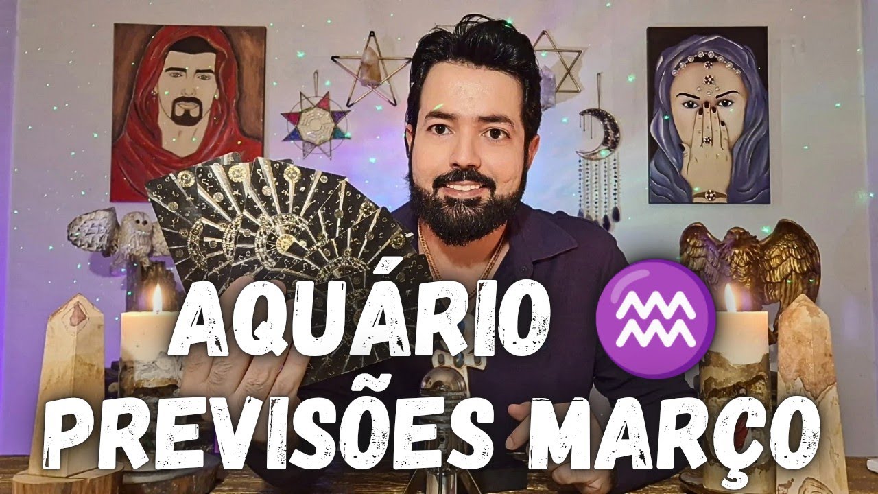 AQUÁRIO MARÇO TAROT : PREVISÕES MANDALA ASTROLÓGICA!