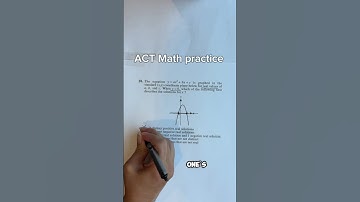 ACT Math problem walkthrough #actprep #actmath #math