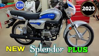 Hero Splendor New Colour Bs7 2023 Model Review | New Graphics | Price | New Changes | Features