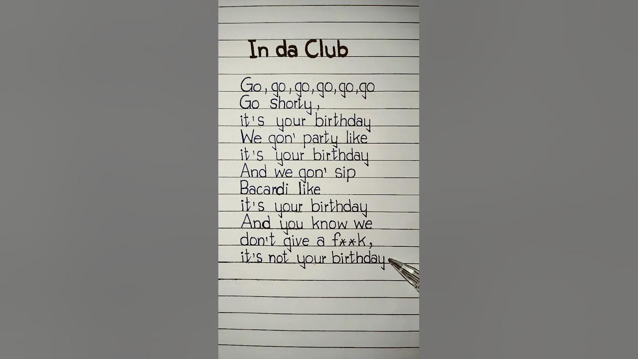 50 cent in da club lyrics #50cent #indaclub #lyrics 50 cent in da club lyrics #50cent #indaclub #lyrics