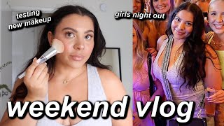 TESTING NEW MAKEUP (SWEAT &amp; HUMIDITY PROOF), GIRLS NIGHT OUT, TIPS FOR GOING OUT IN YOUR 30S | VLOG