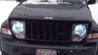 8000k HID plus LEDs on 2008 Jeep Liberty