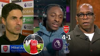 Ian Wright, Mikel Arteta Crazy-Reaction4-1 Win Ebere Eze Mastercl Performance