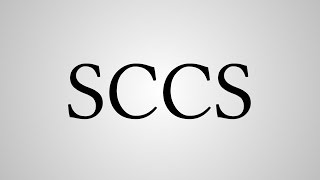 What Does "SCCS" Stand For?