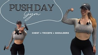 Push Day At The Gym Chest, Triceps, & Shoulders Oh My