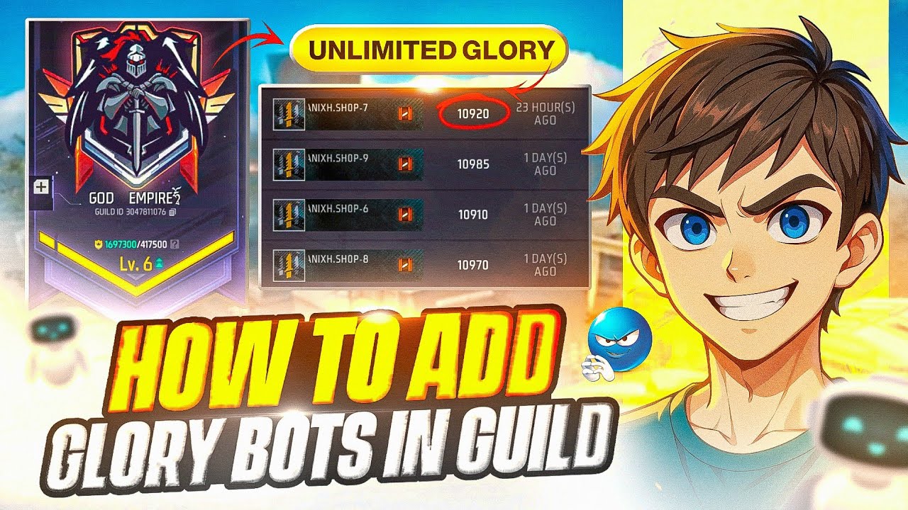 🚀 How to Add & Use Guild Glory Bot in Our Guild | Complete Setup Guide ...