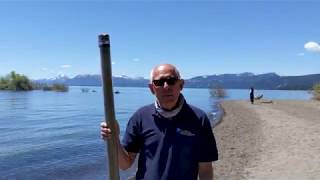 Sediment Core with Virtual Docent Mark