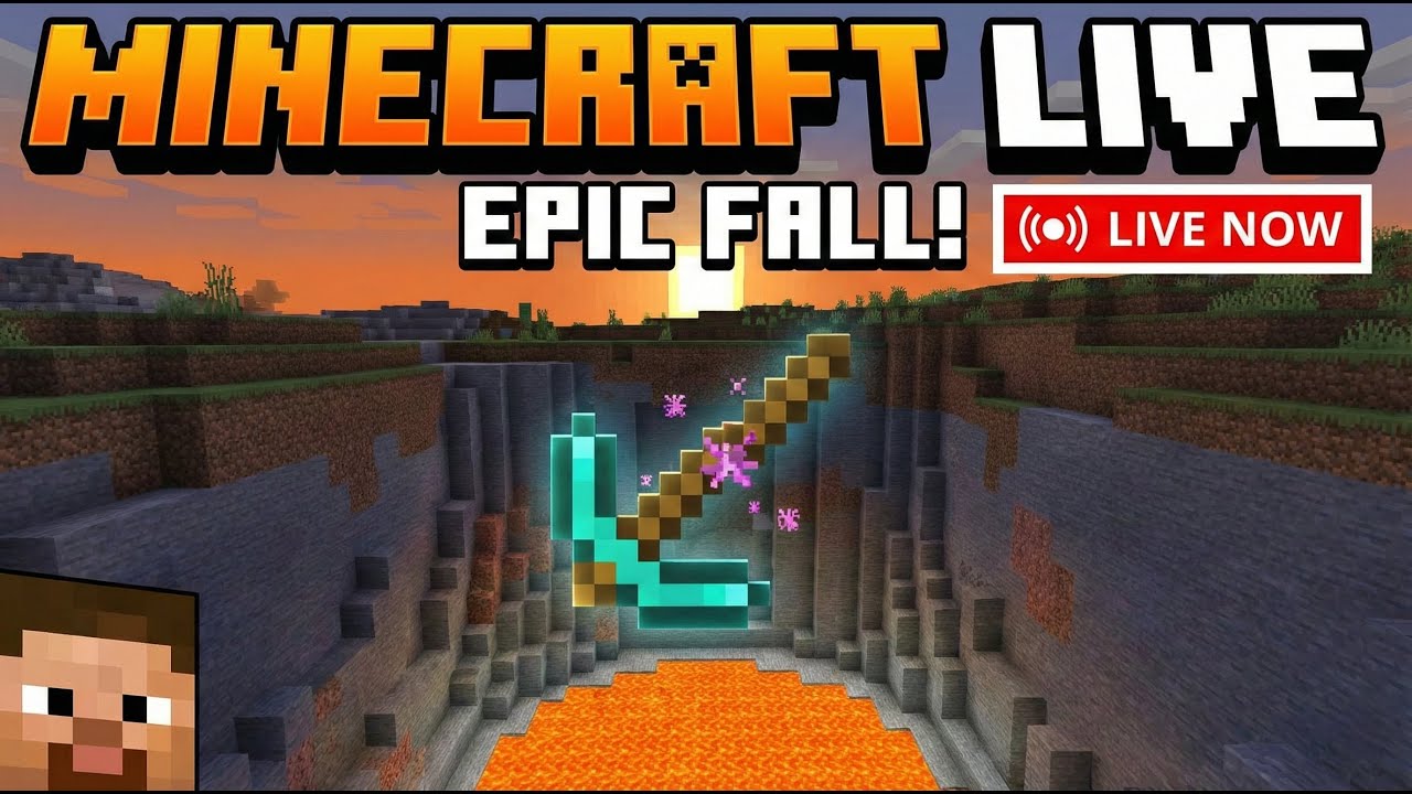 🔴FALLING PICKAXE || #shortslive #minecraft #shorts - YouTube
