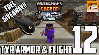 Minecraft Create Above and Beyond - Tyr Armor, Flight & Giveaway - Episode #12 - Modded Minecraft