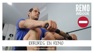 ❌ ERRORES al hacer REMO indoor MÁS COMUNES | ¡NO lo hagas!| Remo indoor CONCEPT 2