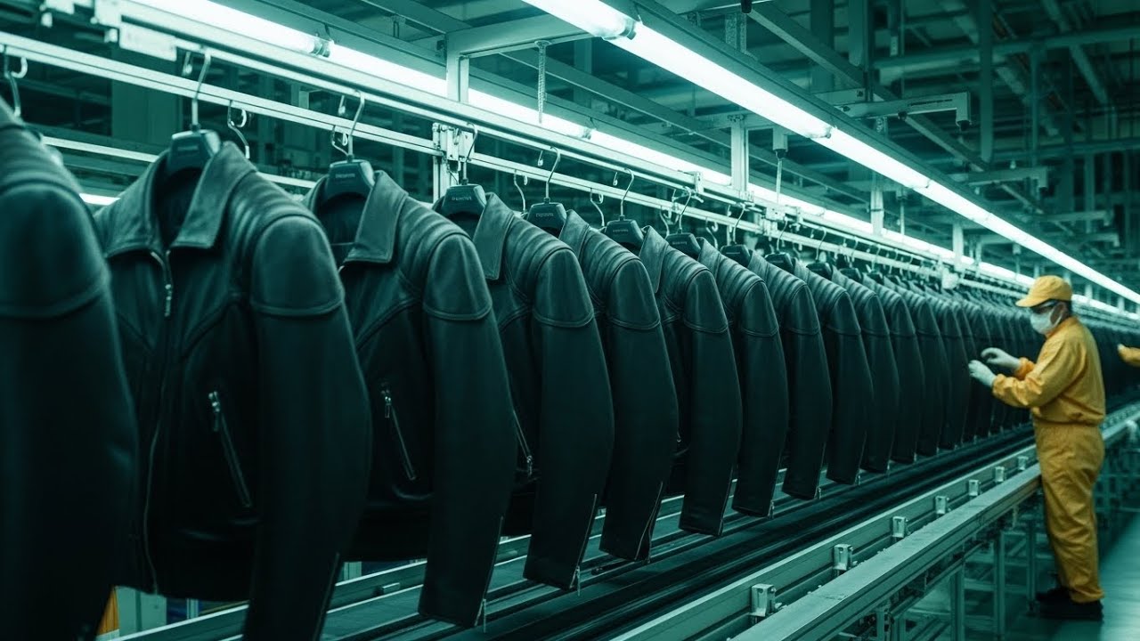 How Bison Leather Jackets Are Made | Inside a Luxury Jacket Factory (Full Process)
