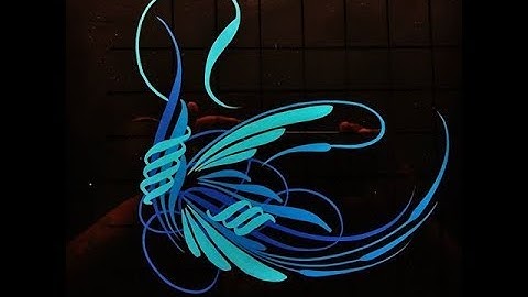 How to pinstripe: Timelaps Scroll bird