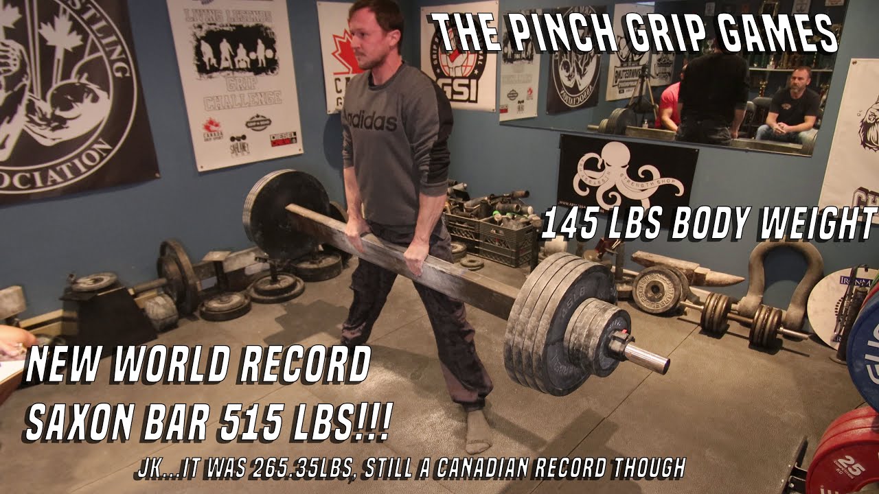 Pinch Grip Games Ottawa | Grip strength sport - YouTube