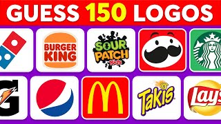 Guess the Logo in 3 Seconds | Food & Drink Edition 🍕🥤 150 Famous Logos by Quiz Dino 9,747 views 2 days ago 27 minutes