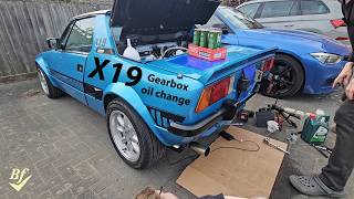 Fiat X1/9 Gearbox Oil Change
