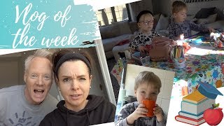 VLOG OF THE WEEK // HOME SCHOOLING // LIFE AT HOME