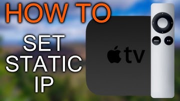 How to Setup Static IP on Apple TV 2nd and 3rd Generation