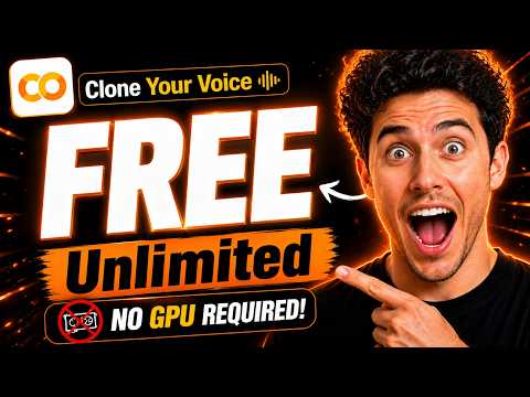 Clone ANY Voice FREE on Google Colab (Unlimited & No GPU)