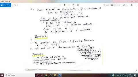 Countable and Uncountable sets part-1 by Dr. Krishna M