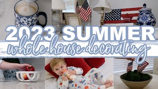 2023 SUMMER DECORATE WITH ME! | WHOLE HOUSE DECORATE | SUMMER DECOR IDEAS | Lauren Yarbrough