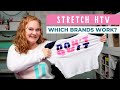 Stretch HTV on BELLA+CANVAS Apparel: Which Brand is Best?