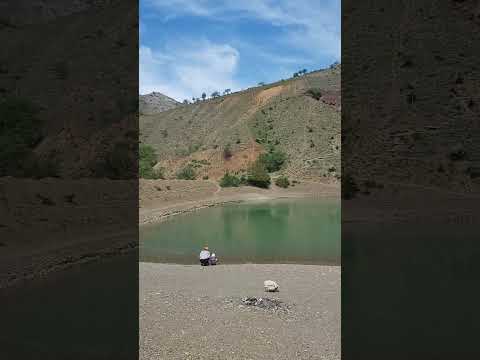 Крым. Алушта. Зеленогорье. Горное озеро Панагия в Крыму.