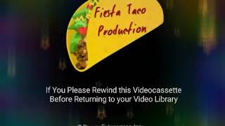 Fiesta Taco Production Please Rewind Vhs Screen 2001-2005