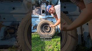 how to check bolt pattern on a 5 lug wheel #chevy #pontiac #buick #oldsmobile #Ford #rusty #diy