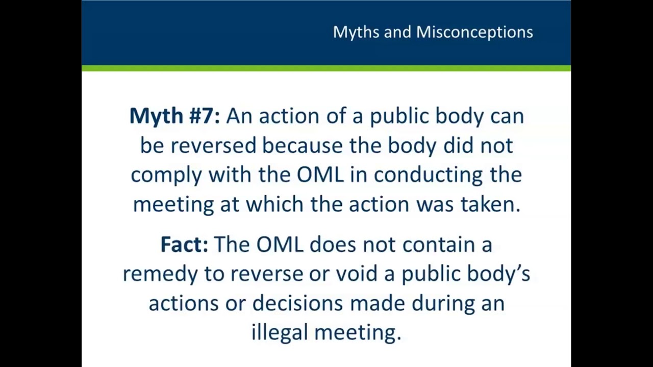 Open Meeting Law Series 3 YouTube