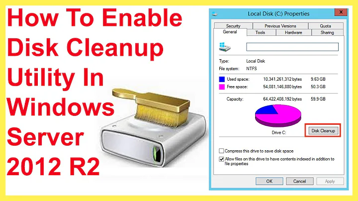 How To Enable Disk Cleanup Utility In Windows Server 2012 R2