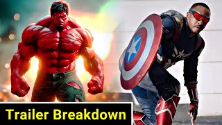 Captain America 4 Trailer Breakdown In HINDI | Captain America Brave New World Trailer Explained