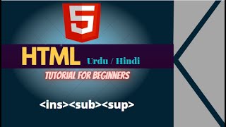 HTML Insert Subscript and Superscript tag