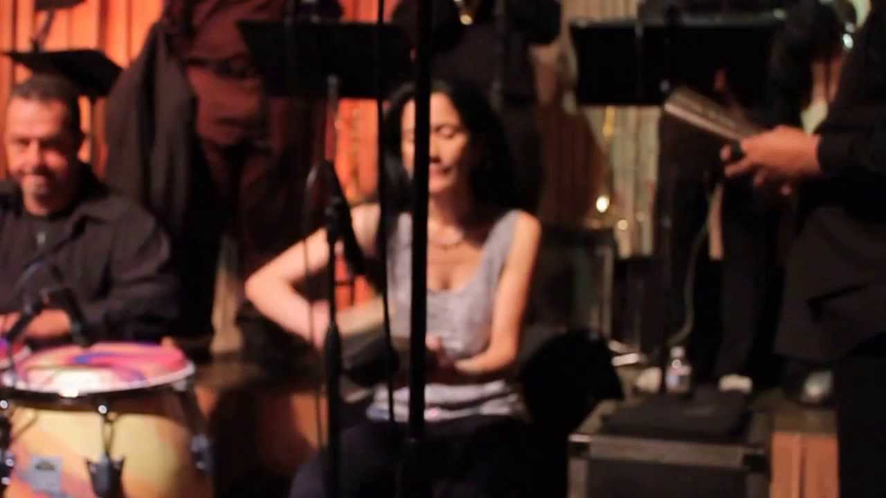 Mabel Aragon Plays Campana w/ Conjunto Afro Son - Oct. 12, 2013