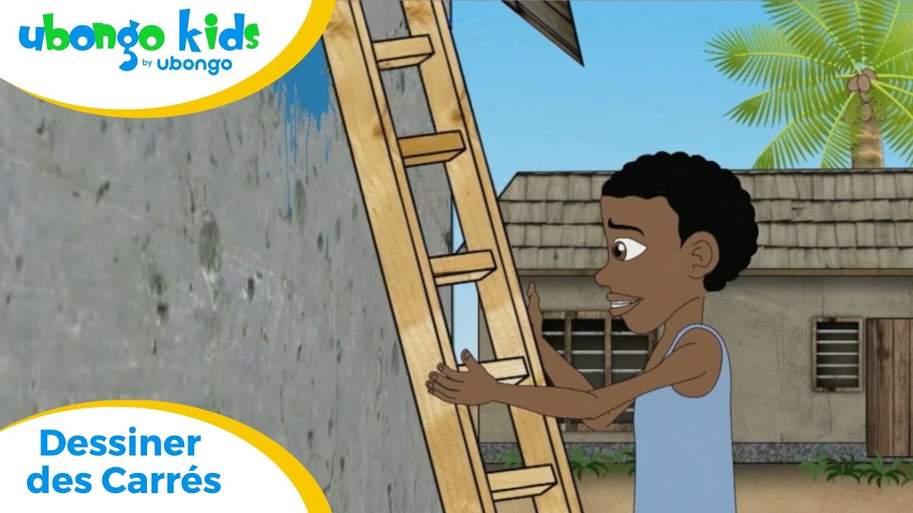 Épisode # 27: Dessiner des Carrés | Ubongo Kids | Dessin animé éducatif d’Afrique