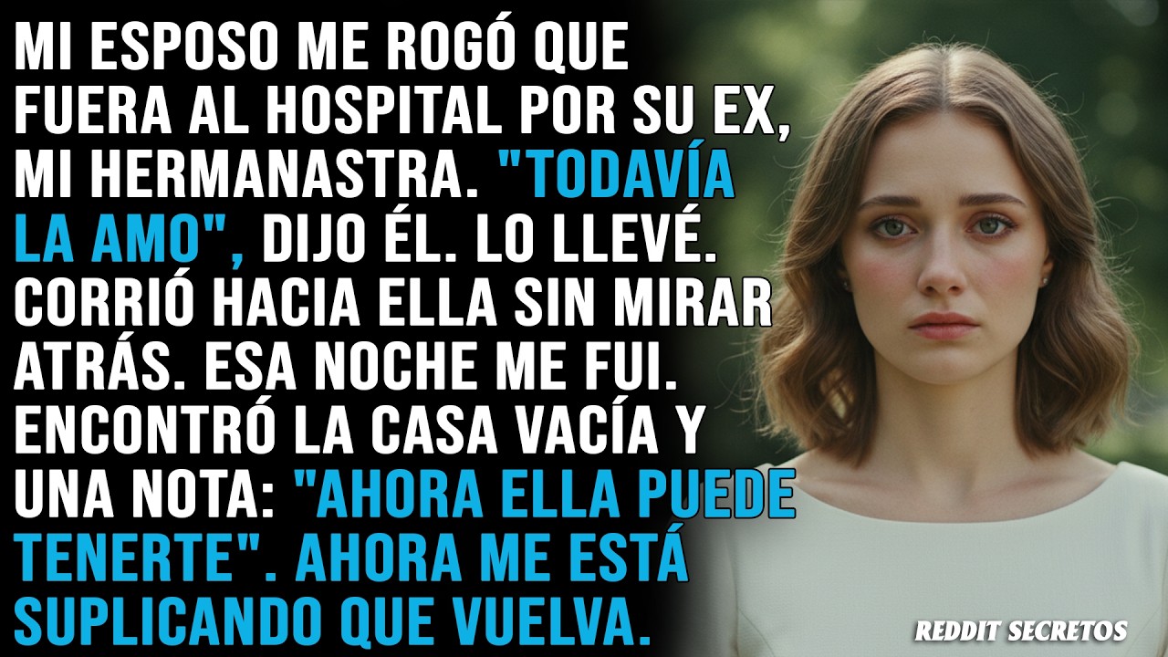 Mi esposo me rogó que fuera al hospital por su ex, mi hermanastra. 