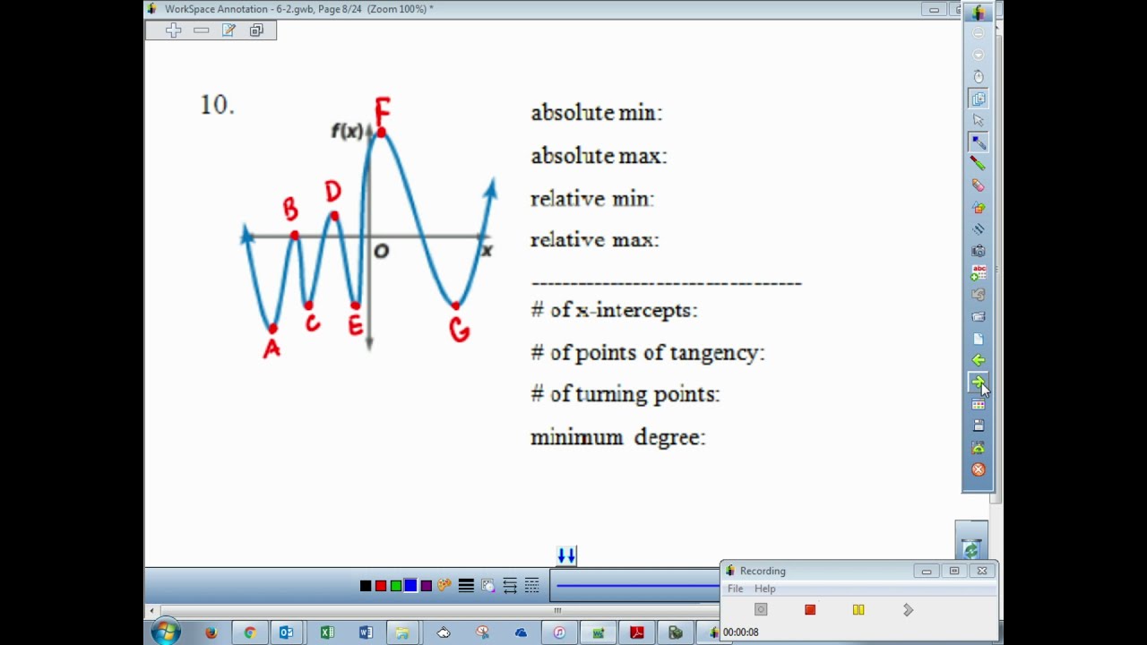 U5 VIDEO 5-1 Characteristics of polynomials - YouTube