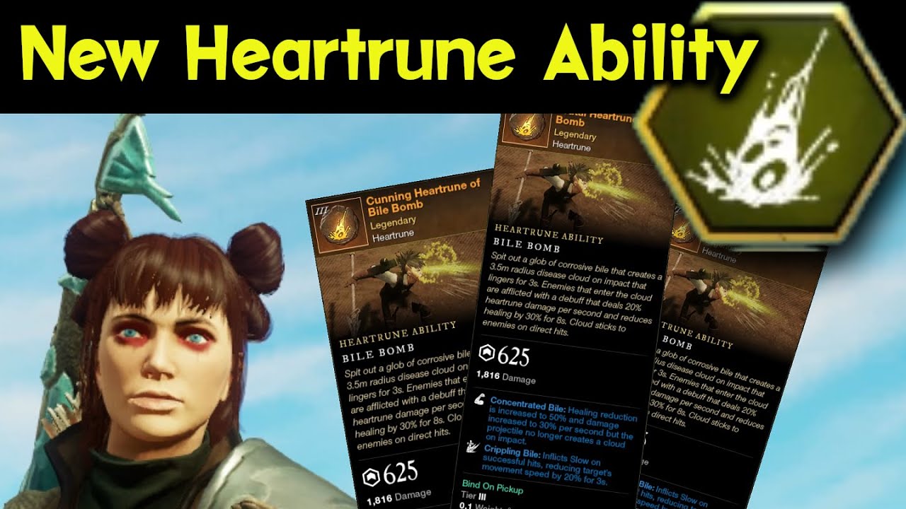 "Bile Bomb" New Special Ability, Heartrune New World YouTube