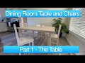 Building a Dining Room Table Part 1