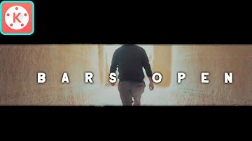 How To Make Black Bars Open Cinematic Effect In Kinemaster || Kinemaster Tutorial